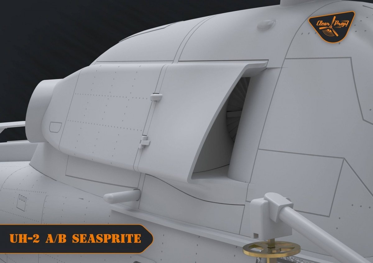 Clear Prop! CP72002 UH-2 A/B Seasprite ADVANCED KIT 1/72 – Bild 15