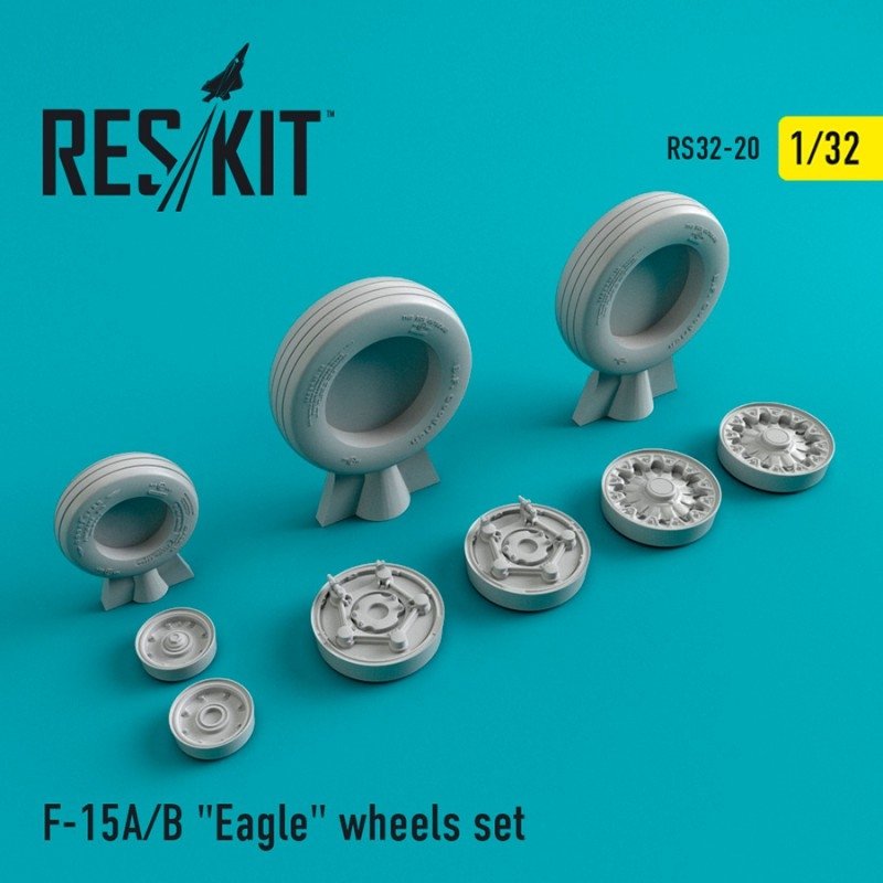 RESKIT RS32-0020 F-15 (A/B) &amp;quot;Eagle&amp;quot; resin wheels 1/32