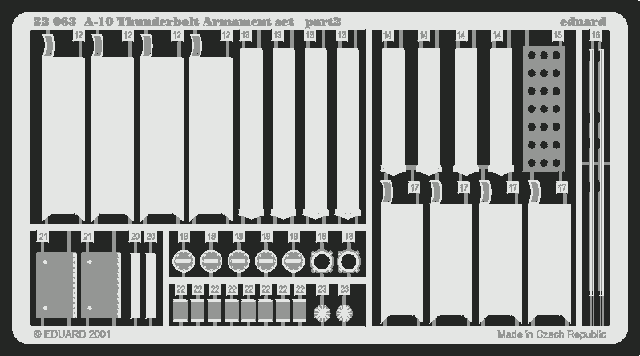 Eduard 32063 A-10 armament 1/32 TRUMPETER – image 2
