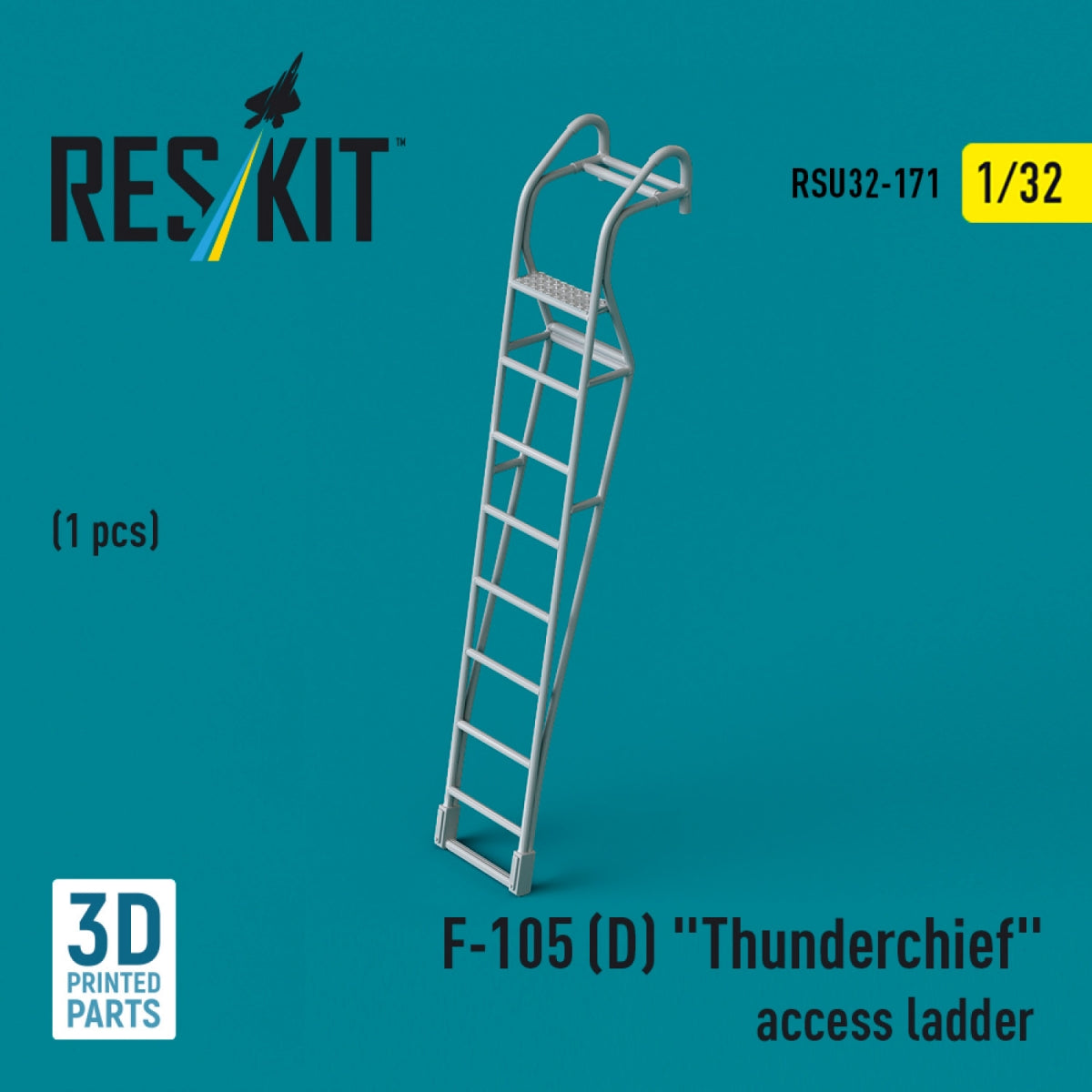 RESKIT RSU32-0171 F-105D &amp;quot;Thunderchief&amp;quot; access ladder (1 pcs) (3D Printed) 1/32