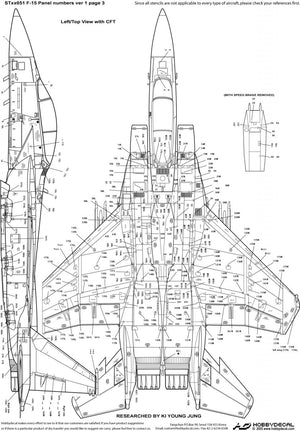 HobbyDecal ST32051V1 F-15 Panel numbers ver 1 1/32 – image 4