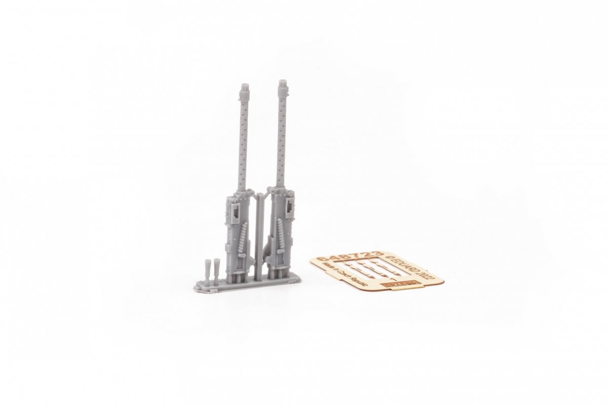 Eduard 648847 A6M2-N Rufe cannon barrels &amp;amp; cockpit guns PRINT EDUARD 1/48 – image 4