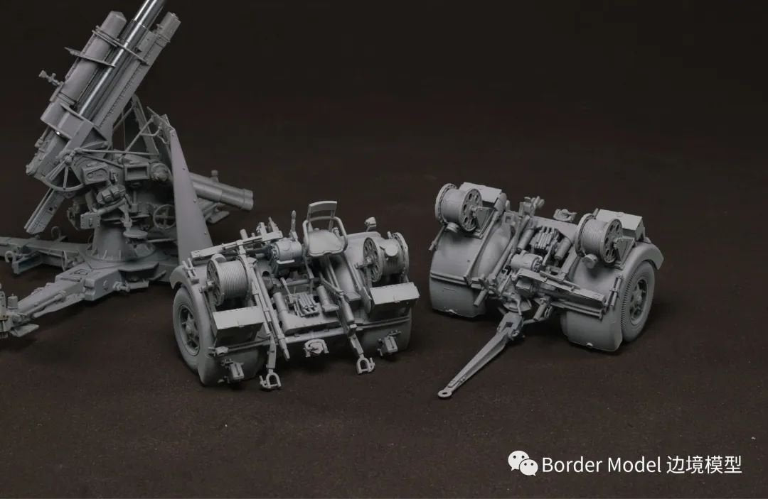 Border Model BT-013 German 88mm Gun Flak36 w/6 anti-aircraft artillery crew members 1/35 – obrázek 2