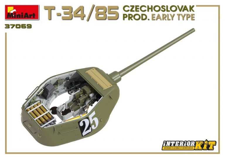Miniart 37069 T-34/85 Czechoslovak Prod. Early Type 1/35 – obrázek 14