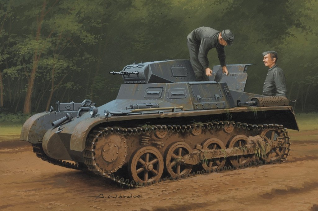 Hobby Boss 80145 Panzer 1 Ausf A Sd.Kfz.101 allemand (versions ancienne et récente) 1/35