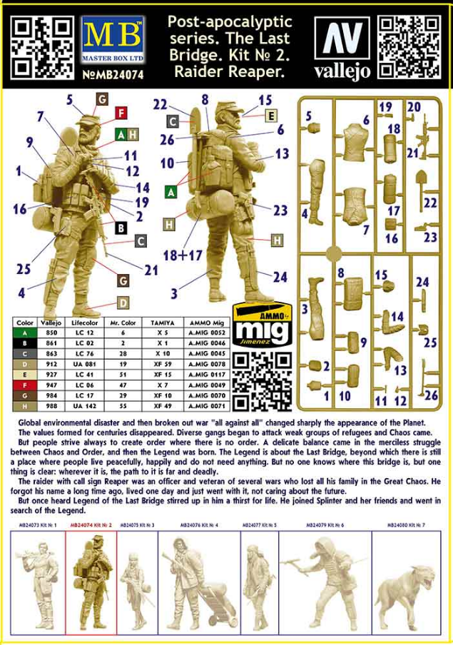 Master Box 24074 Raider Reaper The Last Bridge 1/24 – immagine 3