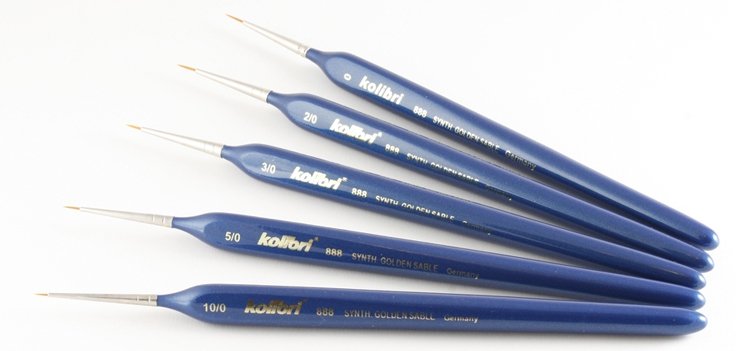 Harder &amp;amp; Steenbeck 170007 Kolibri Brush Set 5pcs