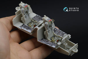 Quinta Studio QD32035 F-4C 3D-Printed &amp;amp; colored Interior on decal paper (for Tamiya kit) 1/32 – obrázek 3