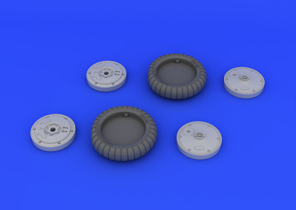Eduard 632018 Bf 109G-6 wheels 1/32 (Revell) – imagen 4