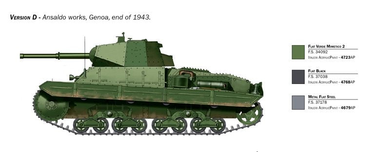 Italeri 6599 Carro Armato P40 1/35 – immagine 7