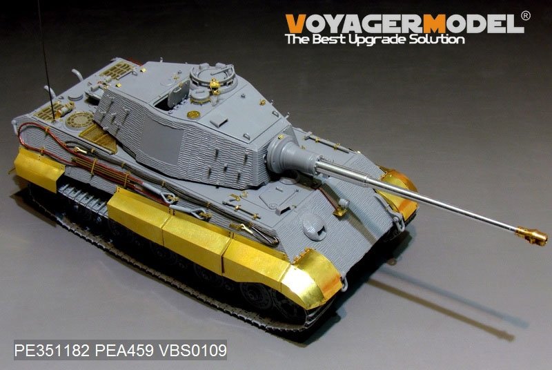 Maquette Voyager PE351182 Char King Tiger allemand de la Seconde Guerre mondiale (tourelle Hensehel) (pour kit DRAGON/ZVEZDA) 1/35 – image 13