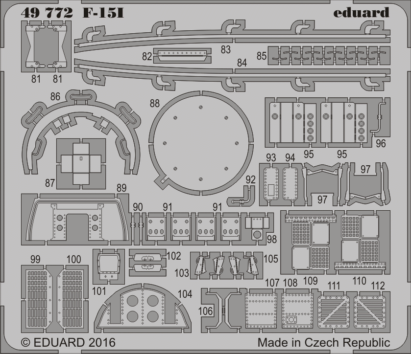 Eduard 49772 F-15I GREAT WALL HOBBY 1/48 – obrázek 2