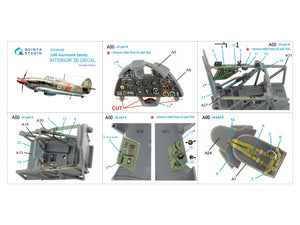 Quinta Studio QD48446 Hurricane family 3D-Printed colored Interior on decal paper (Italeri/Tamiya) 1/48 – obrázek 5