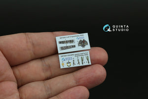 Quinta Studio QD72201 A-4F 3D-Printed &amp;amp; colored Interior on decal paper (Fujimi/Hobby 2000) 1/72 – obrázek 2