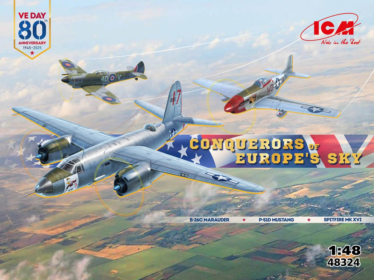 ICM 48324 Conquerors of Europe&amp;#39;s Sky 1/48