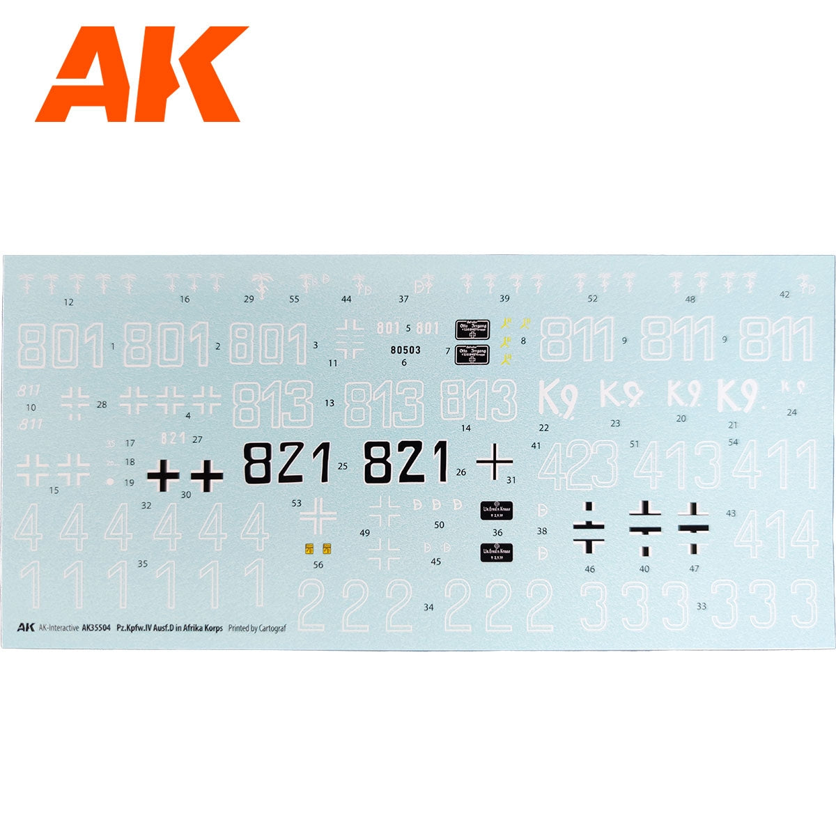 AK Interactive AK35504-B PZ.KPFW.IV AUSF.D AFRIKA KORPS + 5 FIGURES GERMAN TANK CREW AFRIKA KORPS 1/35 – obrázek 4