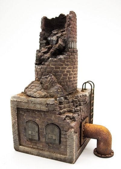 RT-Diorama 35300 Ruined Factory chimney 1/35 – obrázek 5