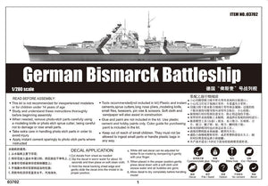 Trumpeter 03702 German Bismarck Battleship 1/200 – obrázek 10