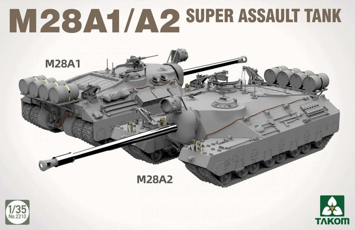 Takom 2210 M28A1/A2 SUPER ASSAULT TANK 1/35