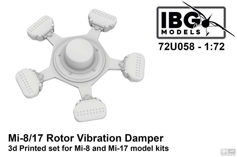 IBG 72U058 Mi-17 Rotor vibration damper 1/72