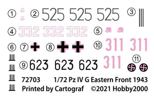 Hobby 2000 72703 Pz.Kpfw.IV Ausf.G Eastern Front 1943 – DRAGON + CARTOGRAF 1/72 – image 2