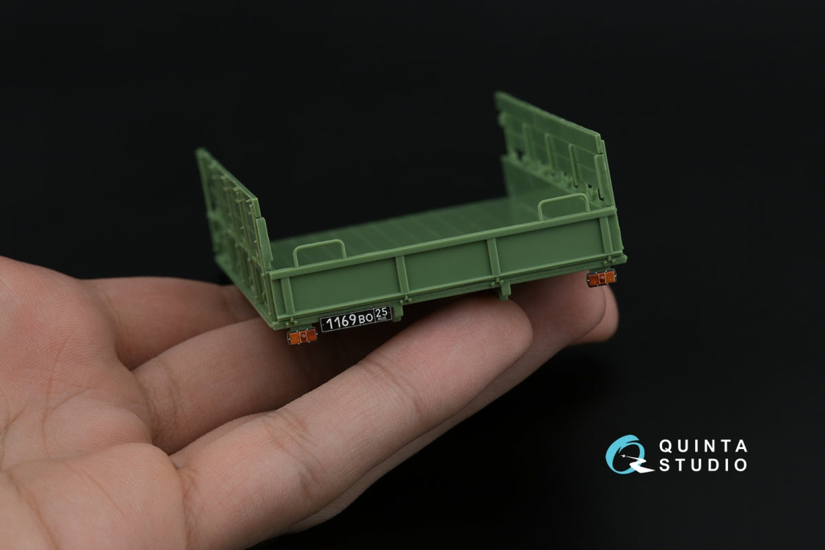 Quinta Studio QD+48568 URAL 4320 3D-Printed &amp;amp; colored Interior on decal paper (KittyHawk/Zimi model) (with 3D-printed resin parts) 1/48 – immagine 12