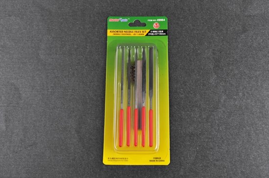 Trumpeter 09964 Assorted needle files set (Middle-Toothed) - 3*140mm