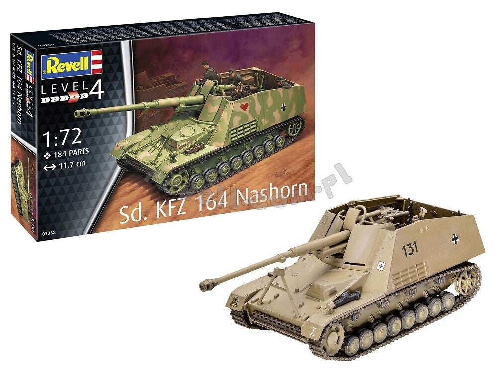 Revell 03358 Sd.Kfz. 164 Nashorn 1/72 – image 3