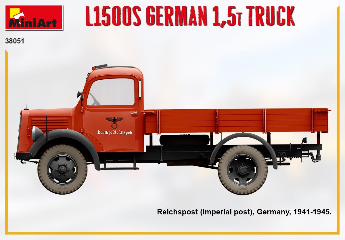 MiniArt 38051 L1500S GERMAN 1.5T TRUCK 1/35 – image 5