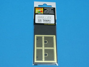 Aber 35G03 Grilles for german tank Tiger I 1/35 – obrázek 4