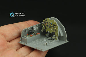 Quinta Studio QD32238 Mitsubishi J2M3/5/6 Raiden 3D-Printed colored Interior on decal paper (Hasegawa) 1/32 – immagine 6