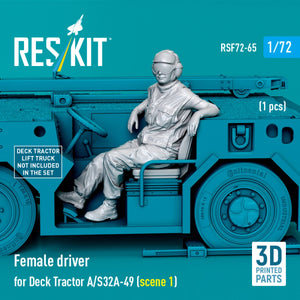 RESKIT RSF72-0065 Female driver for Deck Tractor A/S32A-49 (scene 1) (1 pcs) (3D Printed) 1/72 – image 2