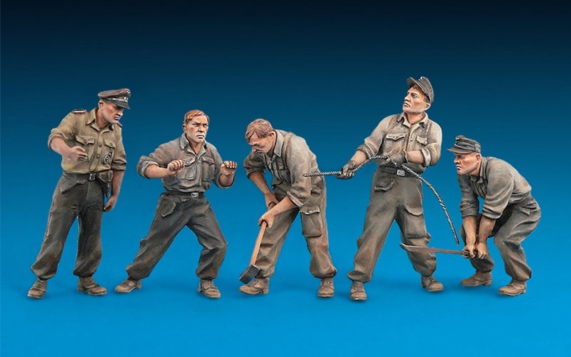 MiniArt 35319 GERMAN TANK REPAIR CREW. SPECIAL EDITION 1/35 – obrázek 2