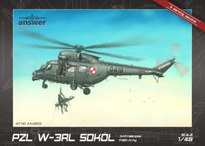 Answer AA48003 PZL W-3RL Sokół Sar Helicopter Polish Army 1/48