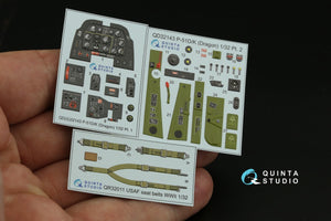 Quinta Studio QD32143 P-51D/K Mustang 3D-Printed &amp;amp; colored Interior on decal paper (Dragon) 1/32 – Bild 3
