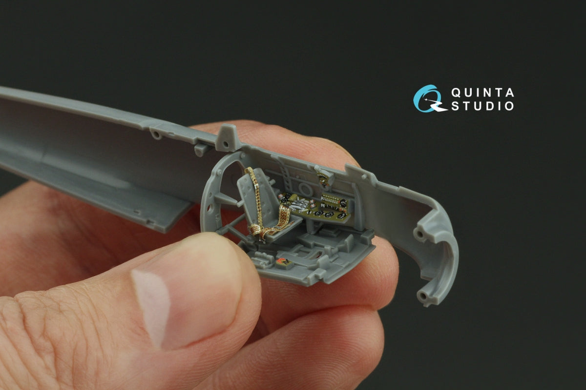 Quinta Studio QD72162 A6M2 Zero (Mitsubishi Prod.) 3D-Printed colored Interior on decal paper (Tamiya) 1/72 – obrázek 7