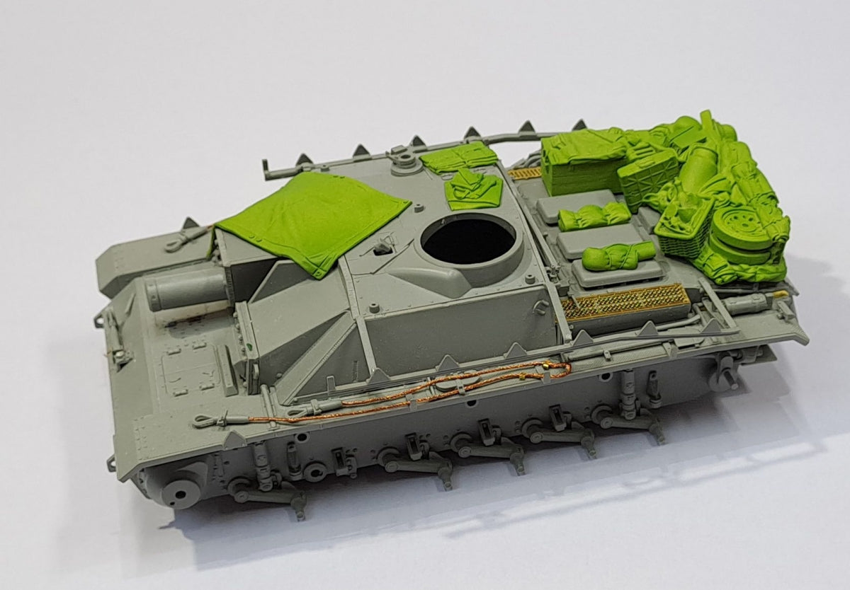 Eureka XXL ER-3573 Stowage Set for Sturmgeschütz III Ausf.G (Das Werk, Dragon, MiniArt, RFM, Takom) 1/35 – image 4