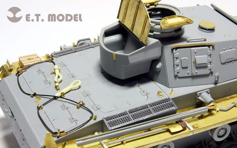 ET Model E35-030 WWII German Pz.Kpfw.III Ausf.J Basic (For DRAGON 6463/6394) (1/35) – imagen 8