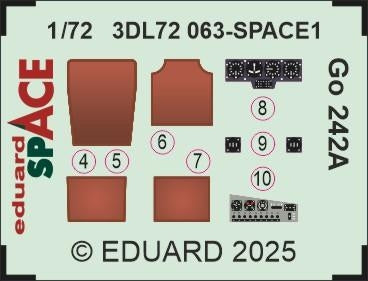 Eduard 3DL72063 Go 242A SPACE IBG 1/72 – zdjęcie 3