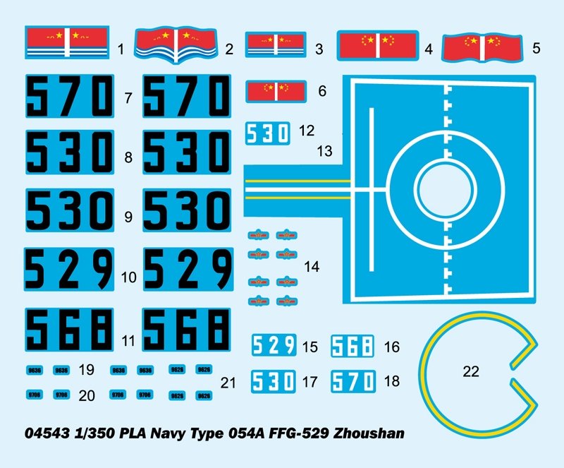 Trumpeter 04543 PLA Navy Type 054A FFG 1/350 – Bild 3