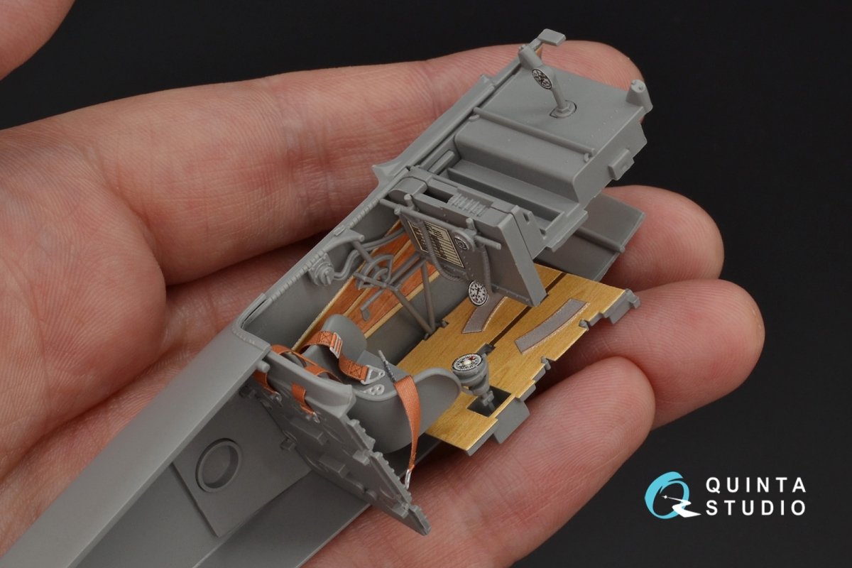 Quinta Studio QD32050 Fokker Dr.1 3D-Printed &amp;amp; colored Interior on decal paper (for Meng kit) 1/32 – image 6