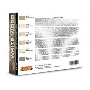 Lifecolor CS38 Acrylic paint set White Wood 6x22ml – Bild 2