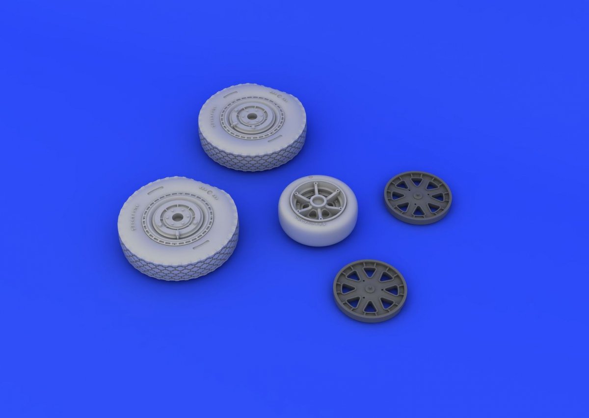 Eduard 648203 P-39 wheels late 1/48 (EDUARD) – Bild 3