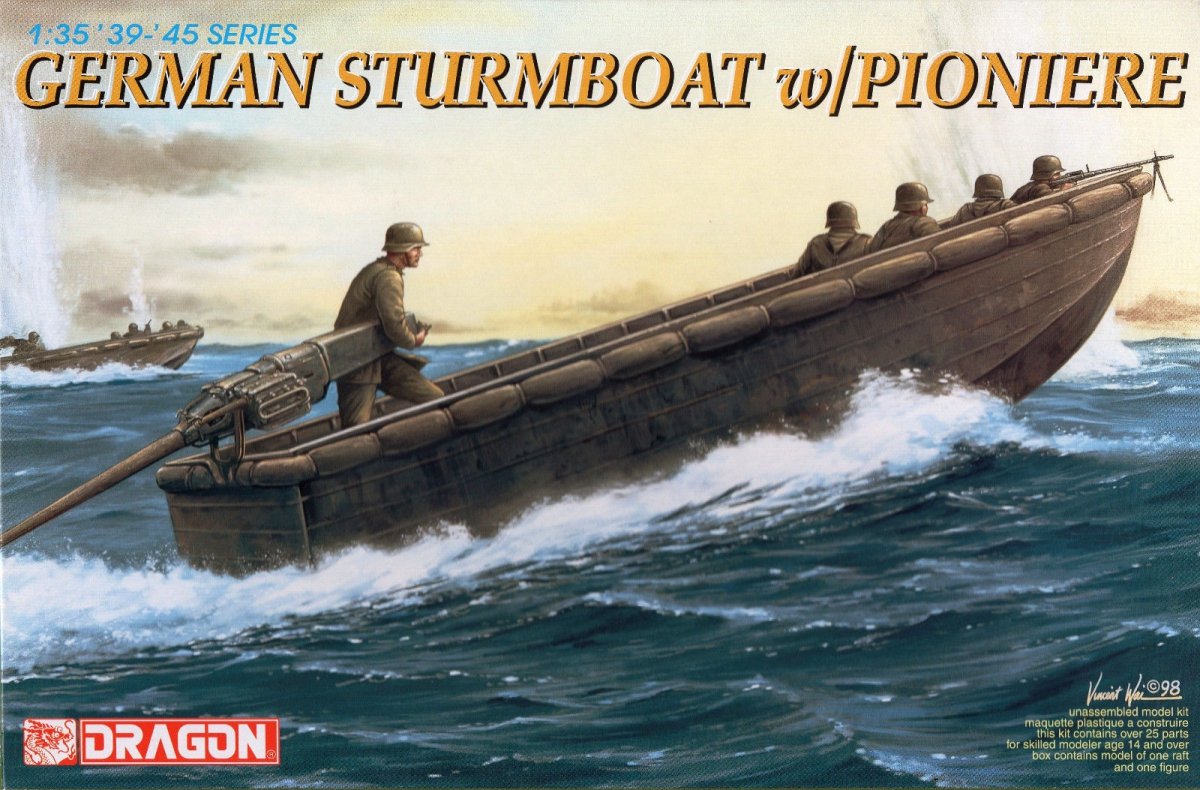 Dragon 6108 Sturmboat allemand avec Pioneer 1/35