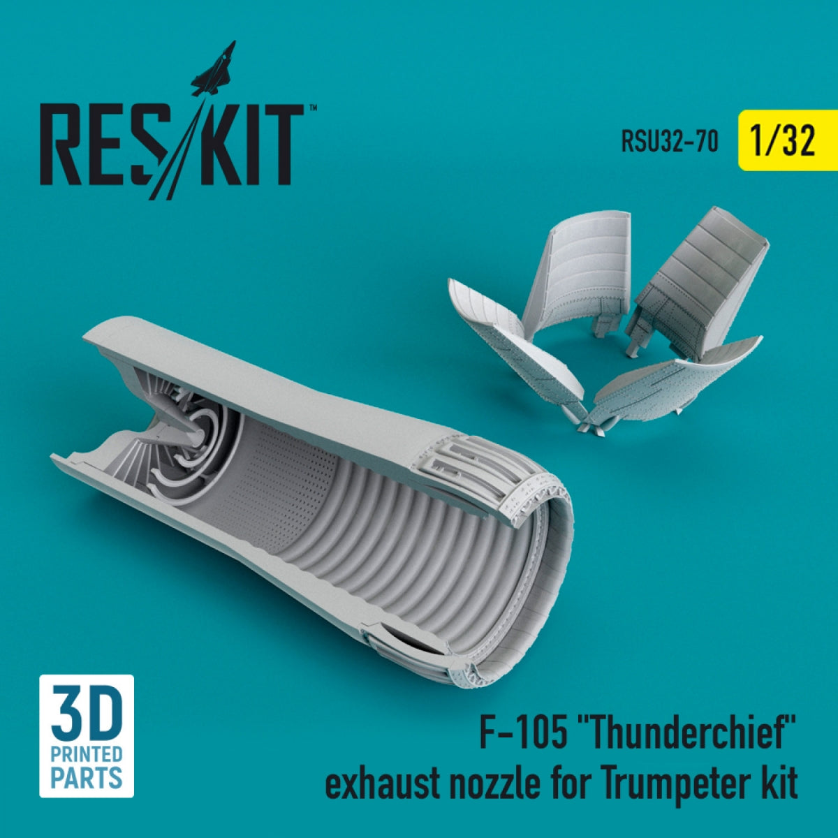RESKIT RSU32-0070 F-105 &amp;quot;THUNDERCHIEF&amp;quot; EXHAUST NOZZLE FOR TRUMPETER KIT 1/32
