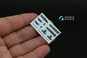 Quinta Studio QD72101 F-104S 3D-Printed &amp;amp; colored Interior on decal paper (Hasegawa) 1/72 – image 5