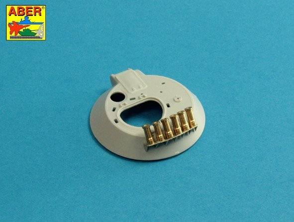 Aber 35A128 Soviet smoke Discharges system for BMP-1 902V “Tucha” with rack 1/35 – obrázek 4