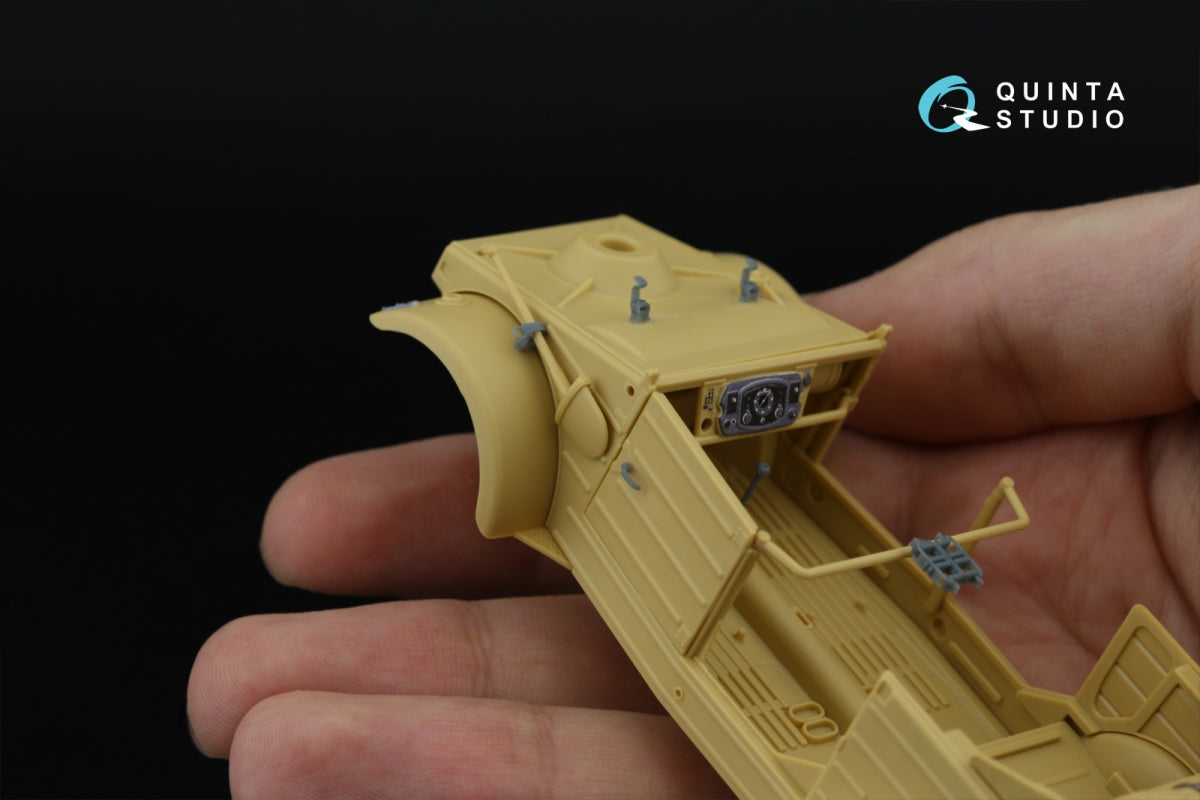 Quinta Studio QD+35141 Kubelwagen Type 82 3D-Printed &amp;amp; colored Interior on decal paper (Tamiya) (with 3D-printed resin parts) 1/35 – image 14