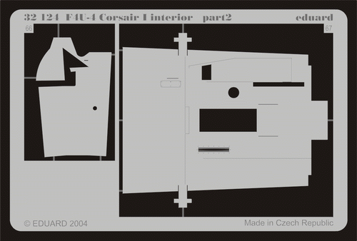Eduard 32124 F4U-4 interior 1/32 TRUMPETER – imagen 2