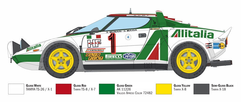 Italeri 4714 Lancia Stratos HF Gr.4 Monte-Carlo 1977 1/12 – image 3